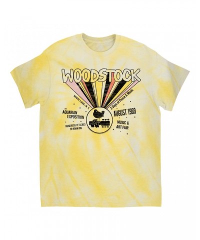 Woodstock T-Shirt | An Aquarian Exposition Tie Dye Shirt $10.78 Shirts