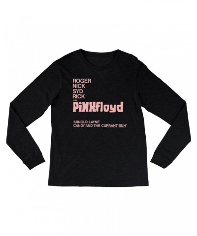 Pink Floyd Heather Long Sleeve Shirt | Album Cover Featuring Arnold Layne Shirt $11.68 Shirts