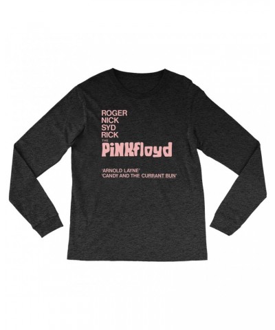 Pink Floyd Heather Long Sleeve Shirt | Album Cover Featuring Arnold Layne Shirt $11.68 Shirts