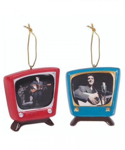 Elvis Presley Retro TV Ornament Set $8.60 Decor