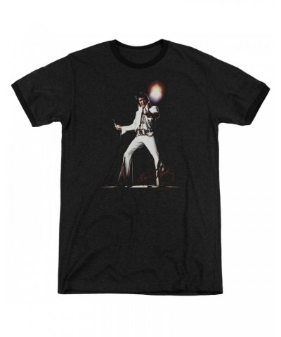 Elvis Presley Shirt | GLORIOUS Premium Ringer Tee $7.04 Shirts