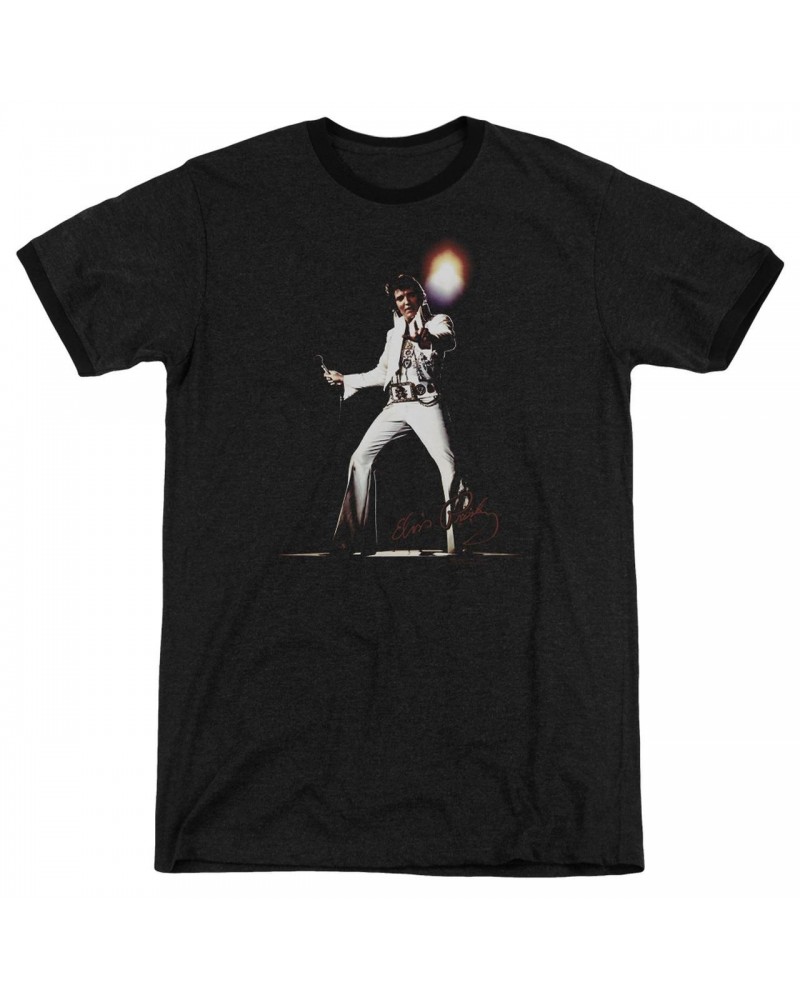 Elvis Presley Shirt | GLORIOUS Premium Ringer Tee $7.04 Shirts