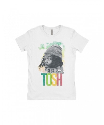 Peter Tosh Ladies' Boyfriend T-Shirt | Over The Shoulder Shirt $8.98 Shirts