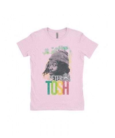 Peter Tosh Ladies' Boyfriend T-Shirt | Over The Shoulder Shirt $8.98 Shirts