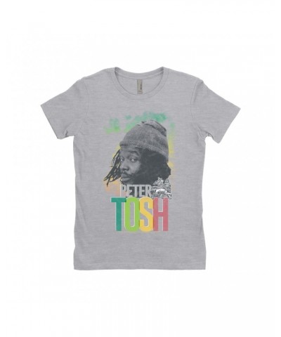 Peter Tosh Ladies' Boyfriend T-Shirt | Over The Shoulder Shirt $8.98 Shirts