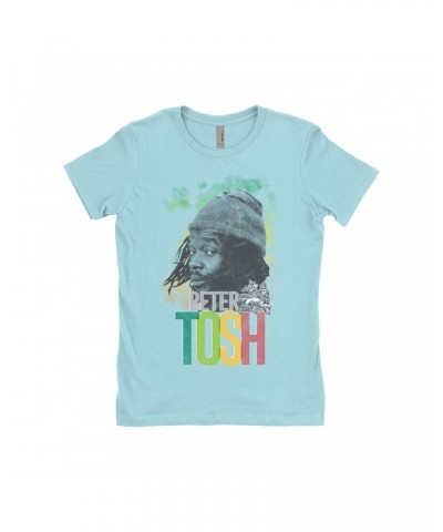 Peter Tosh Ladies' Boyfriend T-Shirt | Over The Shoulder Shirt $8.98 Shirts