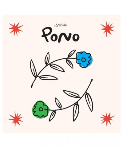 A Great Big Pile of Leaves Pono (BLUE & WHITE SMOKE) Vinyl Record $11.98 Vinyl