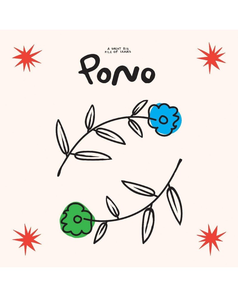 A Great Big Pile of Leaves Pono (BLUE & WHITE SMOKE) Vinyl Record $11.98 Vinyl