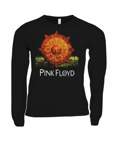 Pink Floyd Long Sleeve Shirt | Sundial Brockum Design Distressed Shirt $8.99 Shirts