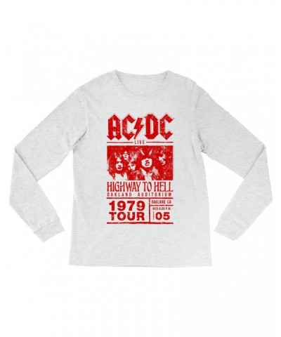 AC/DC Long Sleeve Shirt | Highway To Hell Oakland Concert Shirt $8.99 Shirts