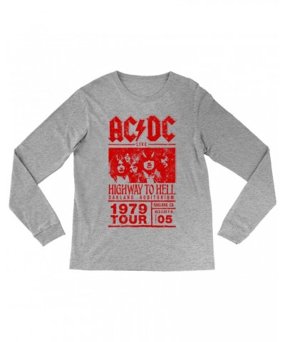 AC/DC Long Sleeve Shirt | Highway To Hell Oakland Concert Shirt $8.99 Shirts