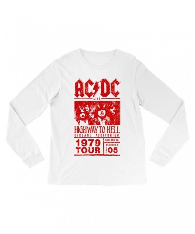 AC/DC Long Sleeve Shirt | Highway To Hell Oakland Concert Shirt $8.99 Shirts