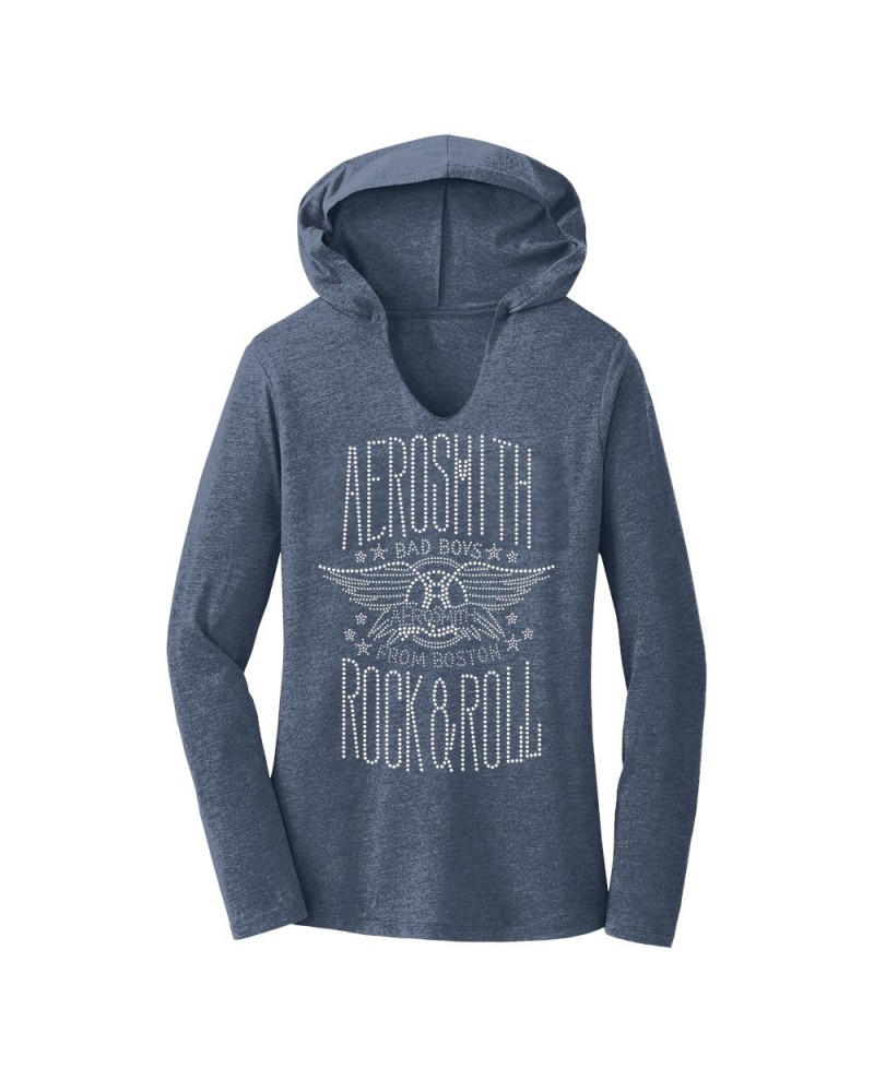 Aerosmith Bling Tri Blend Hoodie $22.06 Sweatshirts