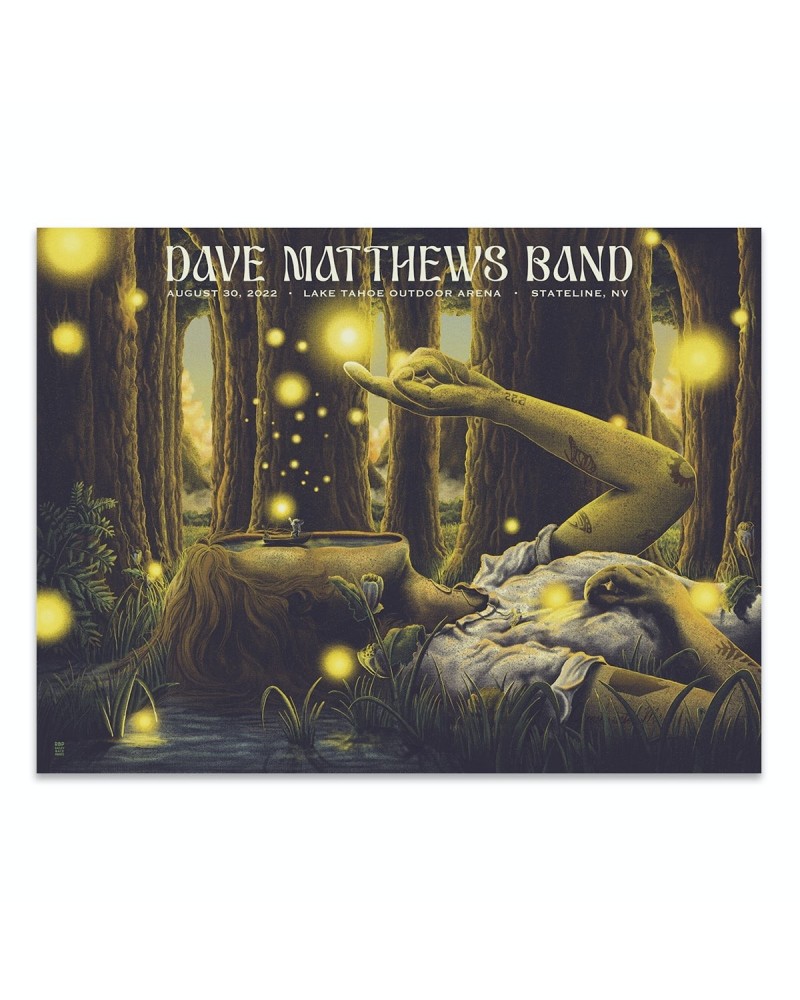 Dave Matthews Band Show Poster Stateline NV 8/30/2022 $27.00 Decor