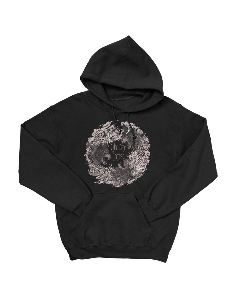 Shawn James "Wolf Triad" Pullover Hoodie $16.65 Sweatshirts