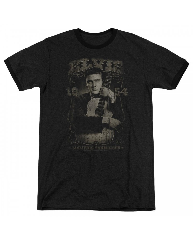 Elvis Presley Shirt | 1954 Premium Ringer Tee $7.92 Shirts