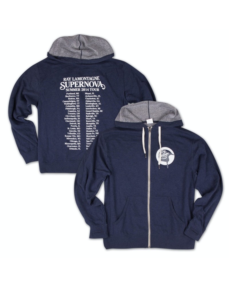 Ray LaMontagne Supernova' Summer Tour Hoodie $13.60 Sweatshirts