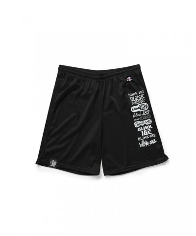 blink-182 Logo List Mesh Shorts $16.65 Shorts