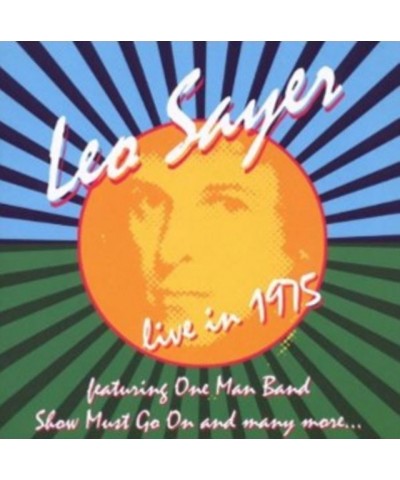 Leo Sayer CD - Live In 75 $6.63 CD