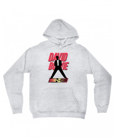 David Bowie Hoodie | Neon 1991 Euro Vision Design Hoodie $14.38 Sweatshirts