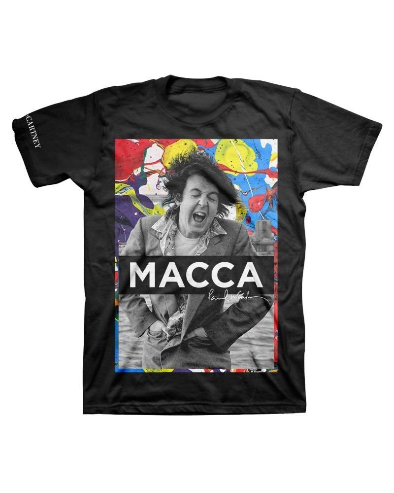 Paul McCartney Macca Splatter Frame Tee $12.40 Shirts