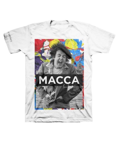 Paul McCartney Macca Splatter Frame Tee $12.40 Shirts