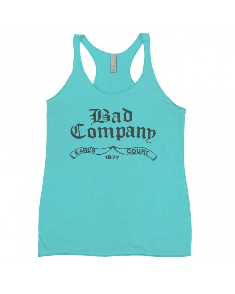 Bad Company Bold Colored Racerback Tank | Earl's Court 1977 Concert Shirt $12.16 Shirts