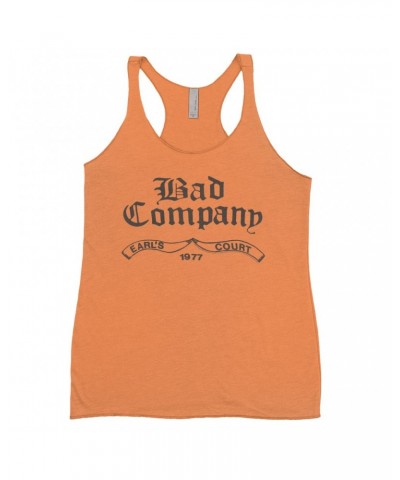 Bad Company Bold Colored Racerback Tank | Earl's Court 1977 Concert Shirt $12.16 Shirts