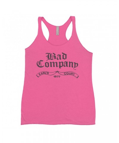 Bad Company Bold Colored Racerback Tank | Earl's Court 1977 Concert Shirt $12.16 Shirts