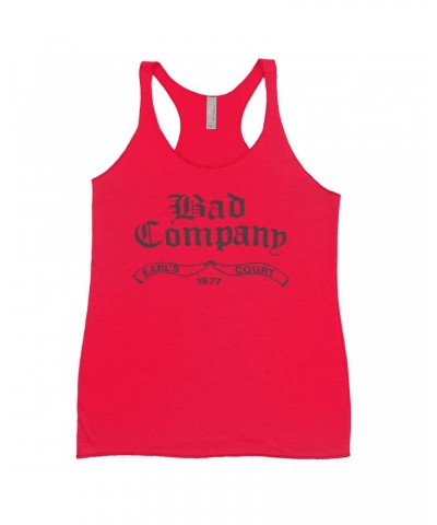 Bad Company Bold Colored Racerback Tank | Earl's Court 1977 Concert Shirt $12.16 Shirts