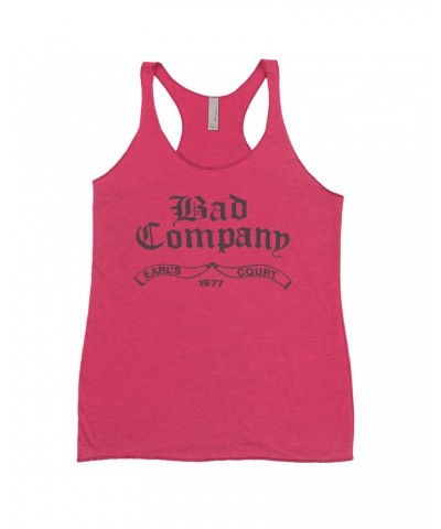 Bad Company Bold Colored Racerback Tank | Earl's Court 1977 Concert Shirt $12.16 Shirts