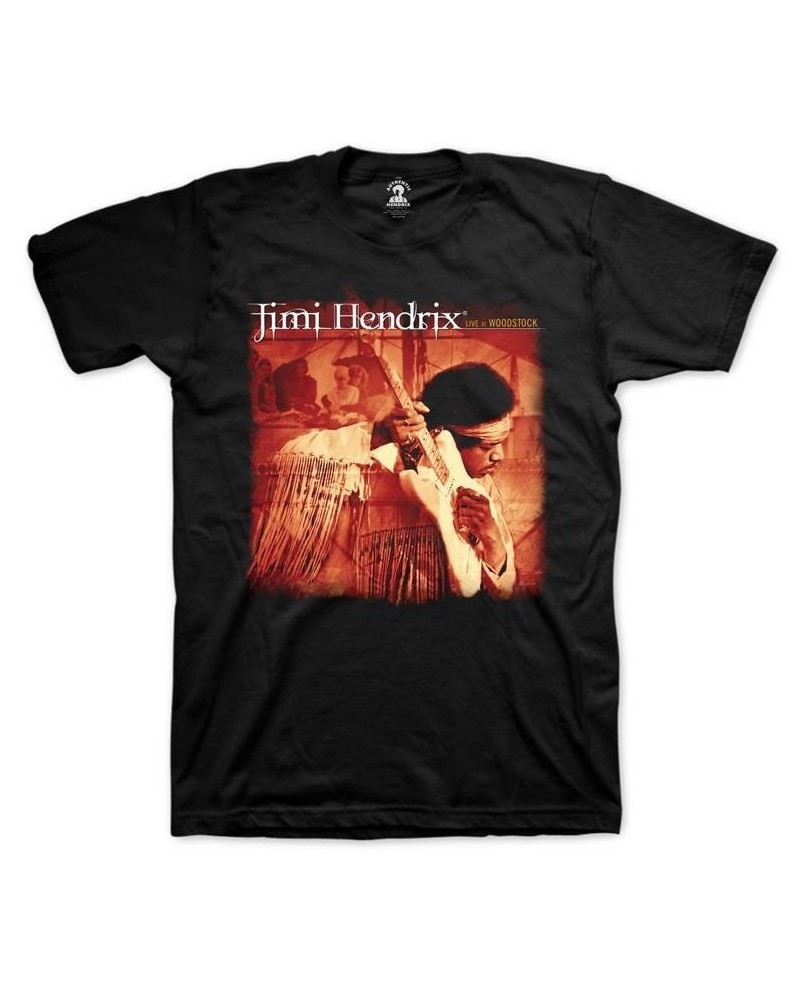 Jimi Hendrix Live at Woodstock T-shirt $12.25 Shirts