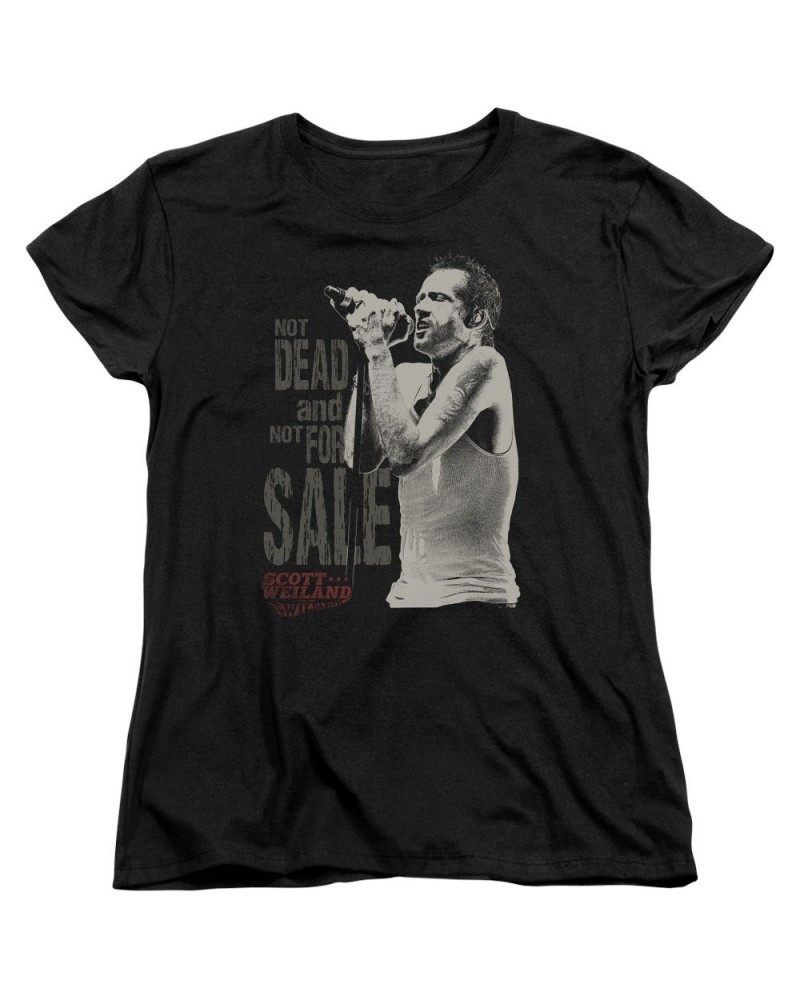 Scott Weiland Women's Shirt | NOT DEAD Ladies Tee $7.80 Shirts