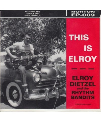 Elroy Dietzel This Is Elroy Vinyl Record $3.60 Vinyl