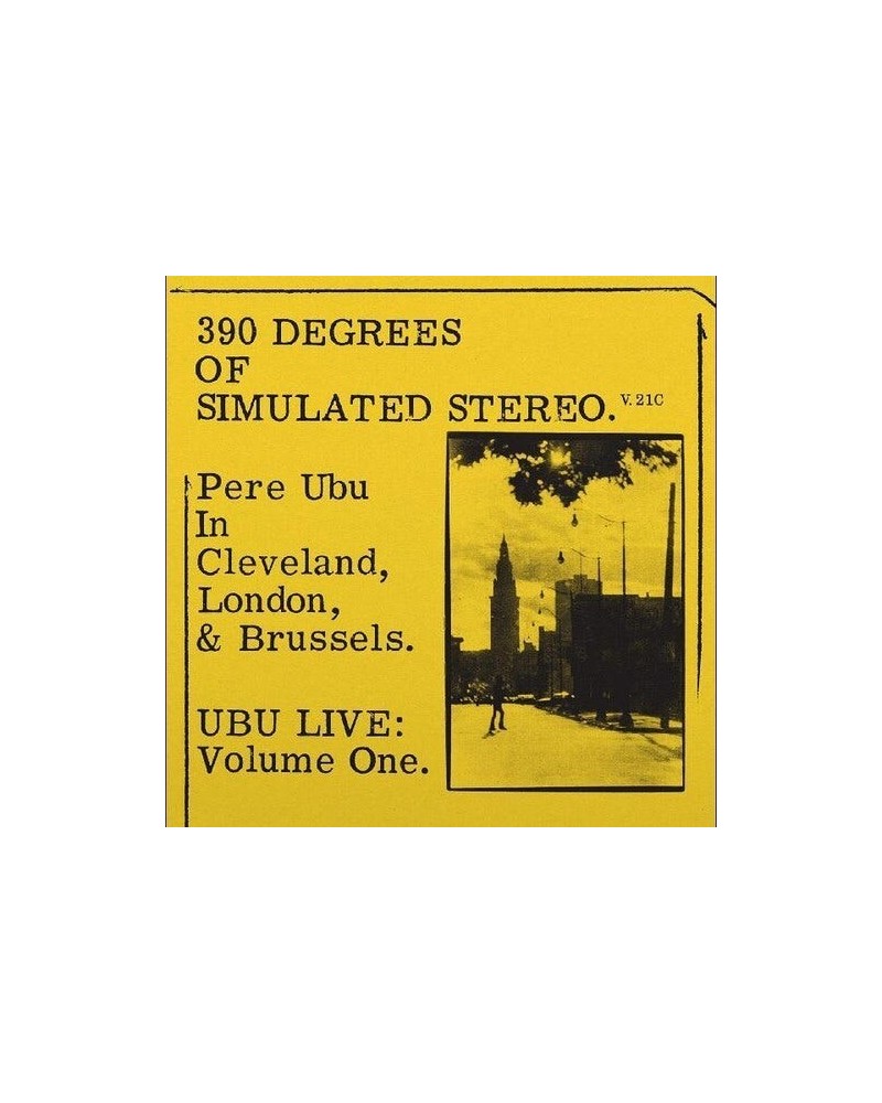 Pere Ubu 390 DEGREES OF SIMULATED STEREO V2.1 Vinyl Record $7.84 Vinyl