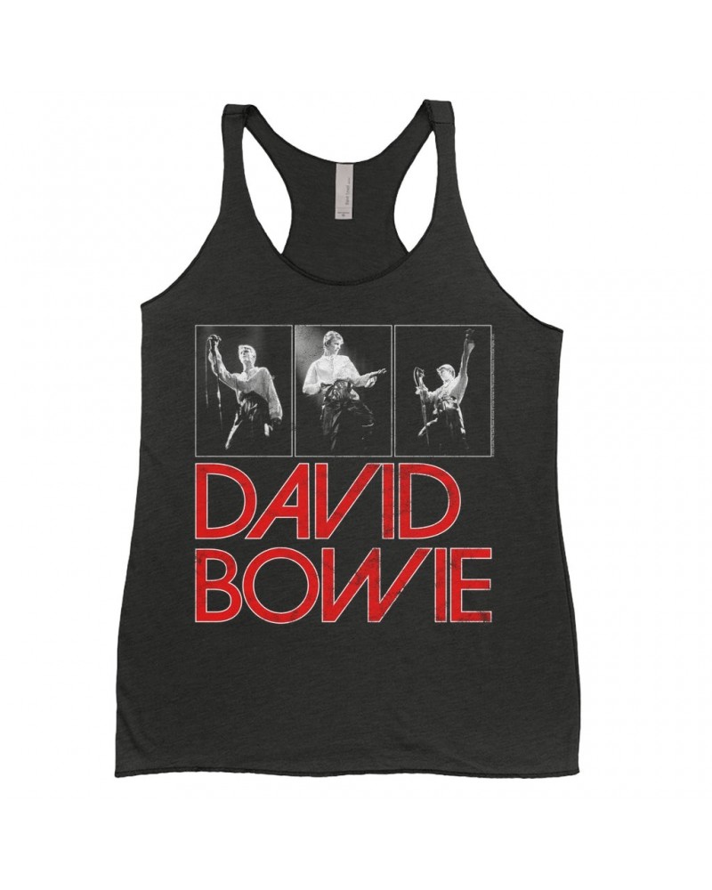 David Bowie Ladies' Tank Top | Heroes On Stage Shirt $9.26 Shirts