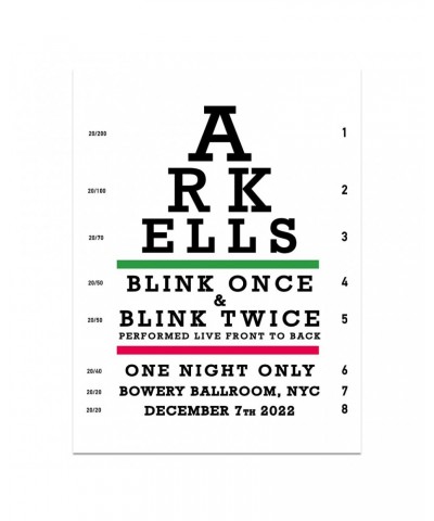 Arkells New York “One Night Only” Bowery Ballroom Poster $7.51 Decor