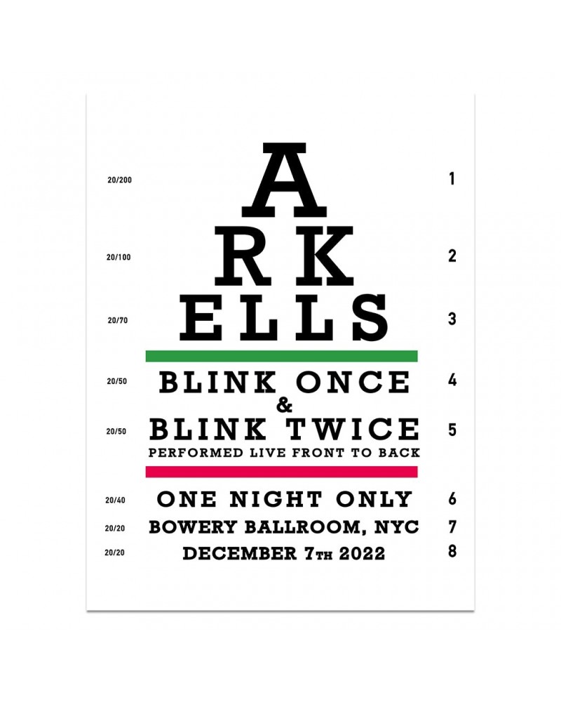 Arkells New York “One Night Only” Bowery Ballroom Poster $7.51 Decor