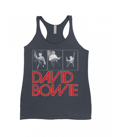 David Bowie Ladies' Tank Top | Heroes On Stage Shirt $9.26 Shirts