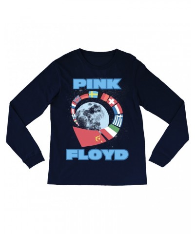 Pink Floyd Long Sleeve Shirt | Flags World Tour 1989 Shirt $12.88 Shirts