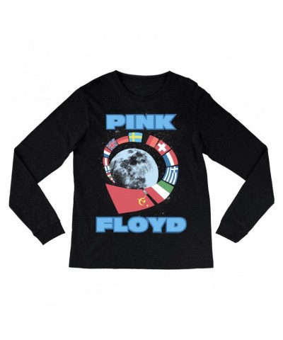 Pink Floyd Long Sleeve Shirt | Flags World Tour 1989 Shirt $12.88 Shirts