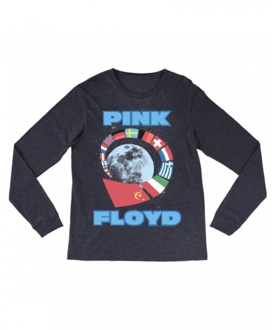 Pink Floyd Long Sleeve Shirt | Flags World Tour 1989 Shirt $12.88 Shirts