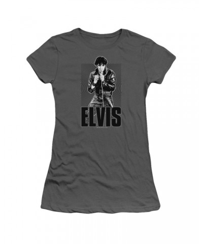 Elvis Presley Juniors Shirt | LEATHER Juniors T Shirt $5.95 Shirts