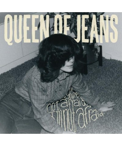 Queen of Jeans IF YOU'RE NOT AFRAID I'M NOT AFRAID (BEIGE W/ NAVY BLUE SPLATTER VINYL) Vinyl Record $10.10 Vinyl