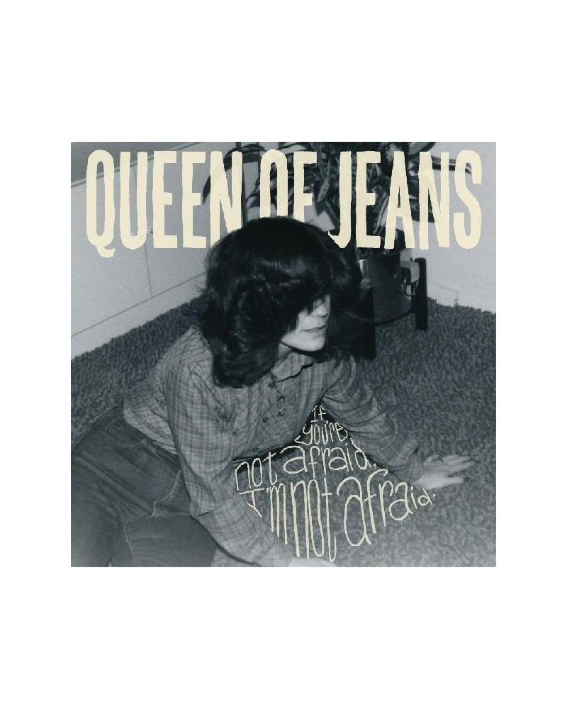 Queen of Jeans IF YOU'RE NOT AFRAID I'M NOT AFRAID (BEIGE W/ NAVY BLUE SPLATTER VINYL) Vinyl Record $10.10 Vinyl