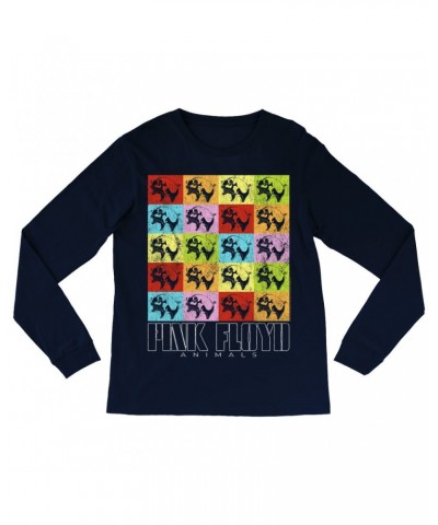 Pink Floyd Long Sleeve Shirt | Animals Album Pop Art Distressed Shirt $9.58 Shirts