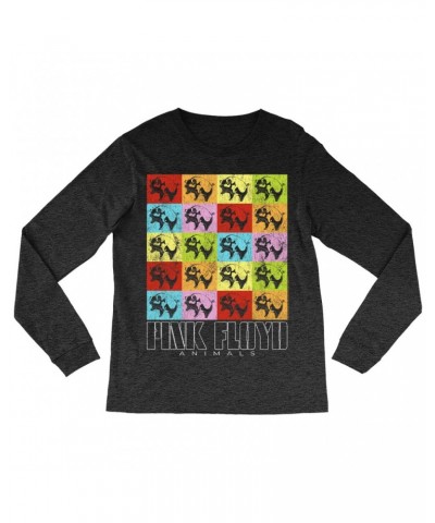 Pink Floyd Long Sleeve Shirt | Animals Album Pop Art Distressed Shirt $9.58 Shirts