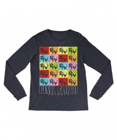 Pink Floyd Long Sleeve Shirt | Animals Album Pop Art Distressed Shirt $9.58 Shirts