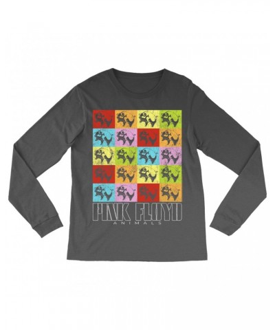 Pink Floyd Long Sleeve Shirt | Animals Album Pop Art Distressed Shirt $9.58 Shirts