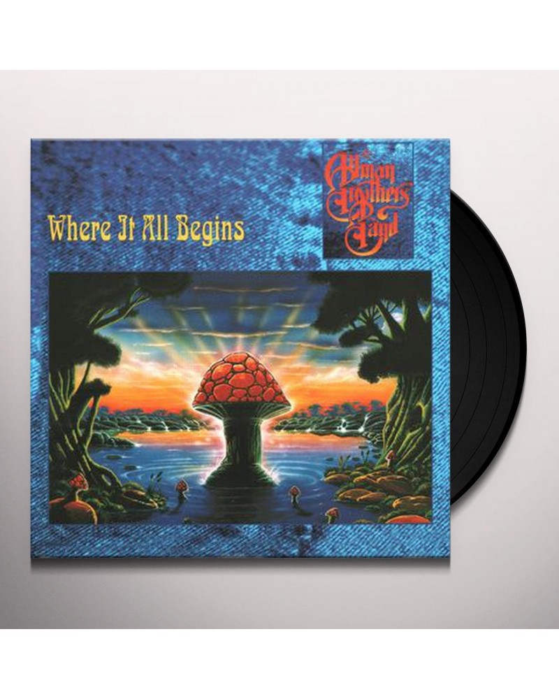 Allman Brothers Band WHERE IT ALL BEGINS (180G/TRANSLUCENT BLUE & BLACK SWIRL VINYL/LIMITED EDITION) Vinyl Record $24.75 Vinyl